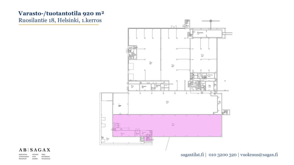 Vuokrattava toimitila Konala, Helsinki