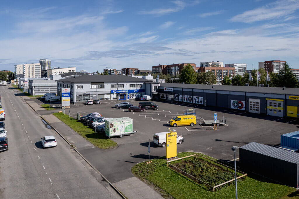 Vuokrattava toimitila Kempeleentie 9:ssa Oulun Limingantullissa