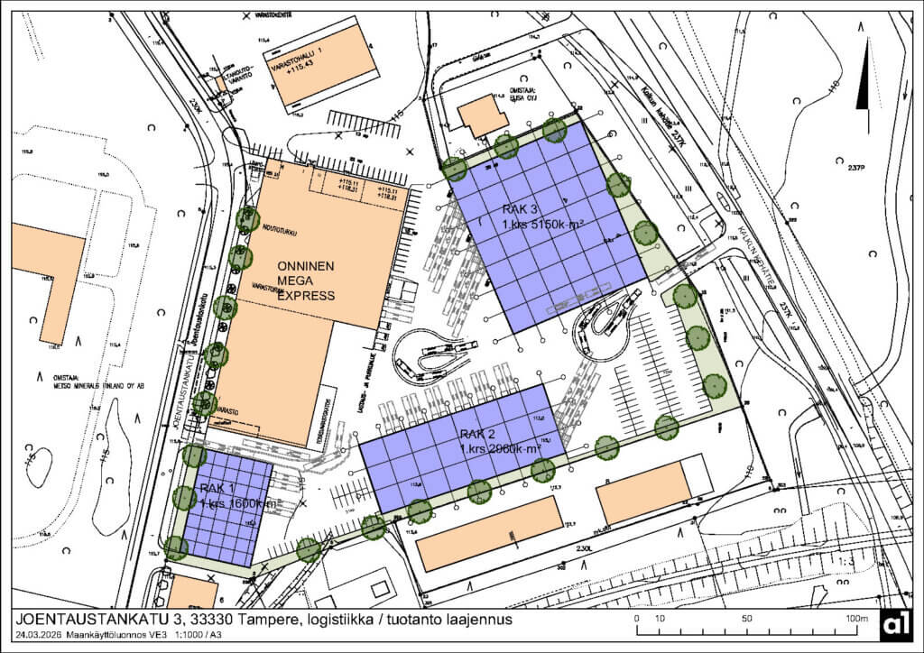 Vuokrattava uudisrakennushanke Tampere